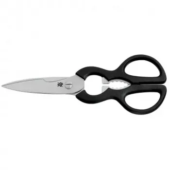WMF 18.8246.9990 universālās virtuves šķēres, nerūsējošais tērauds/plastmasa, 22 cm, melnas