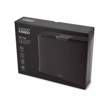 Griešanas dēlis Joseph Joseph Folio Steel Rectangular Carbon 356x263 mm