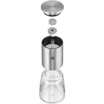 Sāls un piparu dzirnaviņas WMF De Luxe 14 cm nerūsējošais tērauds ar keramikas dzirnakmeni