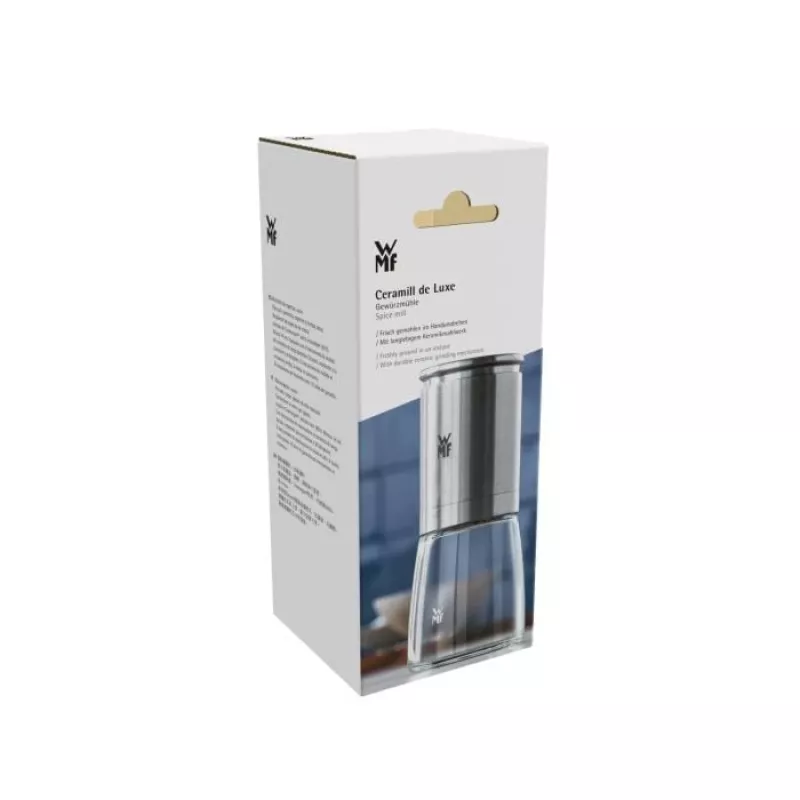 Sāls un piparu dzirnaviņas WMF De Luxe 14 cm nerūsējošais tērauds ar keramikas dzirnakmeni