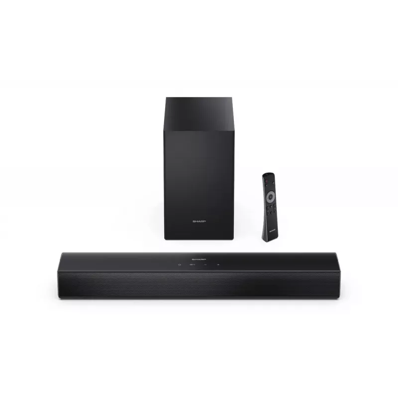 Sharp HT-SBW121 skaņas josla 2.1 kanāli 160W ar bezvadu zemfrekvences skaļruni