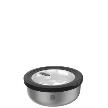GEFU Provido apaļa bļoda, nerūsējošais tērauds, 500 ml, augstums 6 mm, diametrs 15 cm, 1 gab.
