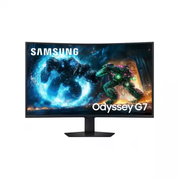 Samsung G75F 37 collu 4K UHD (3840×2160) izliekts VA monitors, 165 Hz, 1 ms, FreeSync Premium Pro, DisplayHDR 600