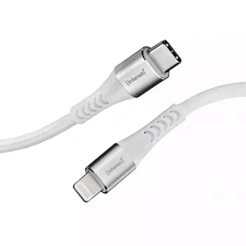 USB kabelis Intenso CABLE USB-C TO LIGHTNING 1,5M 7902002 Balts