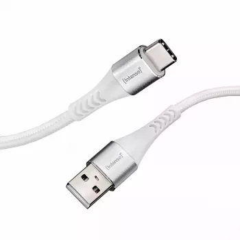 USB kabelis Intenso CABLE USB-A TO USB-C 1.5m 0.48 Gbit/s balts