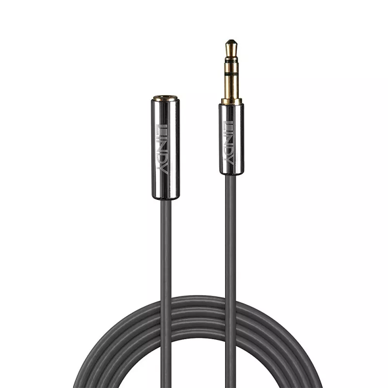 Lindy 0.5M 3,5 mm audio kabelis, Cromo Line