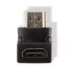 Lindy HDMI sieviešu uz vīriešu 90 grādu taisnā leņķa adapteris - uz leju