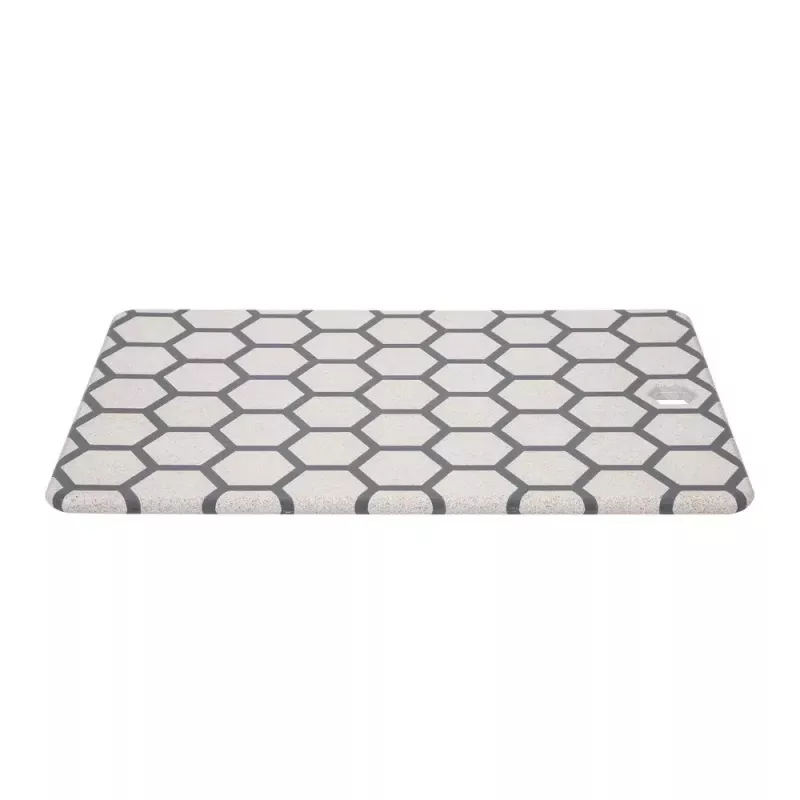Griešanas dēlis RESTO 95401 taisnstūra plastmasas 138×200×8 mm pelēks/balts