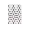 Griešanas dēlis RESTO 95401 taisnstūra plastmasas 138×200×8 mm pelēks/balts