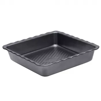 Lazanjas cepamtrauks Resto Kitchenware 96115 Taisnstūrveida Oglekļa tērauds 255x255x50 mm