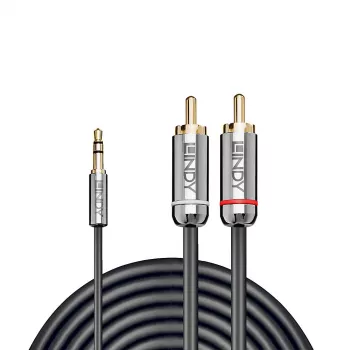 Lindy 3m 3.5mm līdz Phono audio kabelis, Cromo līnija