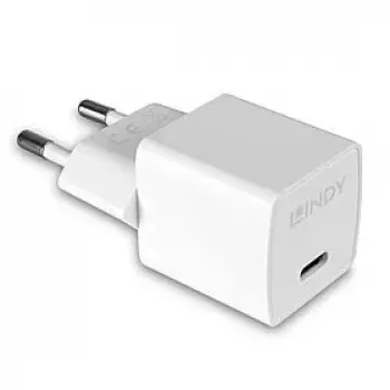 Lindr 73410 Iekštelpu lādētājs viedtālruņiem, balts, USB Type-C