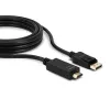 Lindy 1m DisplayPort uz HDMI 10.2G kabelis