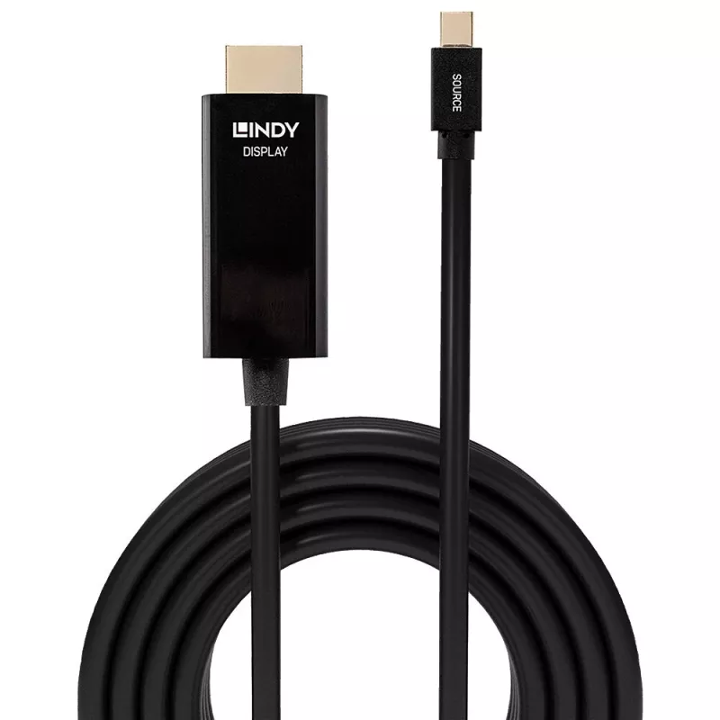 Lindy 36926 Mini DisplayPort uz HDMI vads, 1 m, pasīvs, 4K30