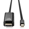 Lindy 36926 Mini DisplayPort uz HDMI vads, 1 m, pasīvs, 4K30