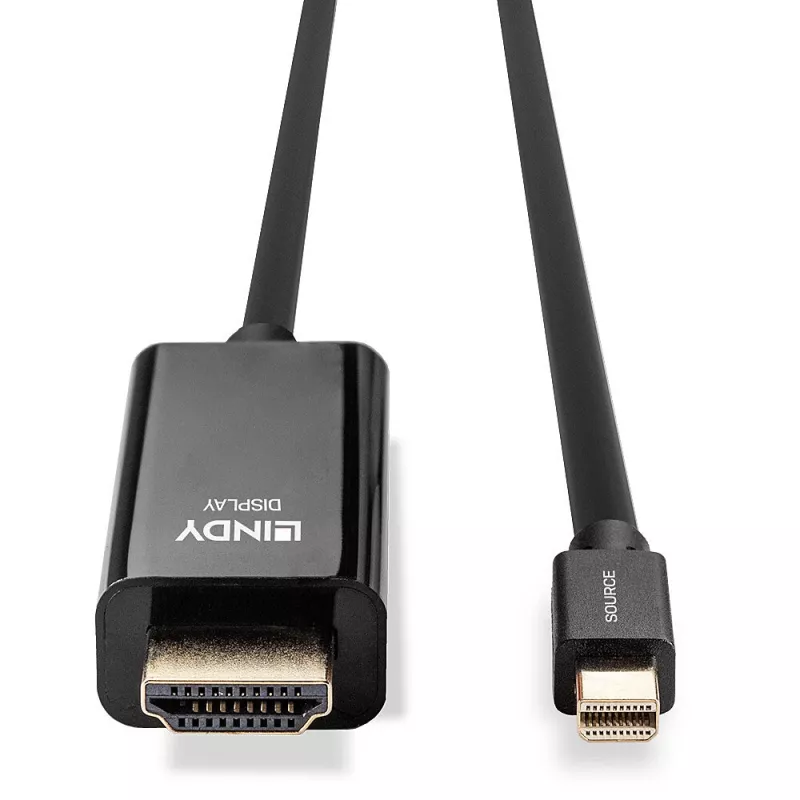 Lindy 36926 Mini DisplayPort uz HDMI vads, 1 m, pasīvs, 4K30