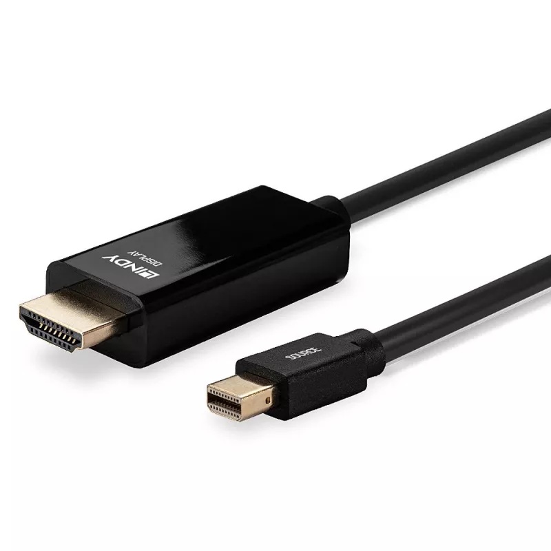 Lindy 36926 Mini DisplayPort uz HDMI vads, 1 m, pasīvs, 4K30