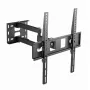 TV sienas stiprinājums Gembird WM-55ST-03 32–55 collu ekrāniem, VESA līdz 400x400, slīpums -18°/5°, pagrieziens ±90°, maks. slodze 35 kg, melns