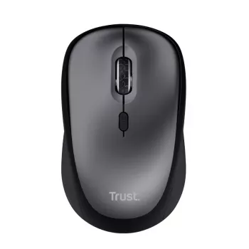 Trust Yvi+ Silent bezvadu pele, labā roka, optiskā, RF bezvadu, 1600 DPI, melna