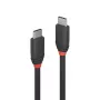 Lindy 1 m USB 3.2 Type C uz C kabelis, 20 Gbps, Black Line