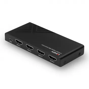 Lindy 3 Portu HDMI 18G Pārslēdzējs