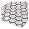 Griešanas dēlis Resto Kitchenware 95403 Taisnstūrveida Plastmasas Pelēks Balts