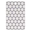 Griešanas dēlis Resto Kitchenware 95403 Taisnstūrveida Plastmasas Pelēks Balts