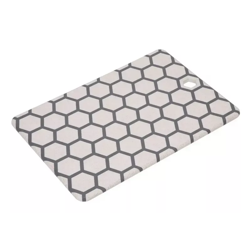 Griešanas dēlis Resto Kitchenware 95403 Taisnstūrveida Plastmasas Pelēks Balts