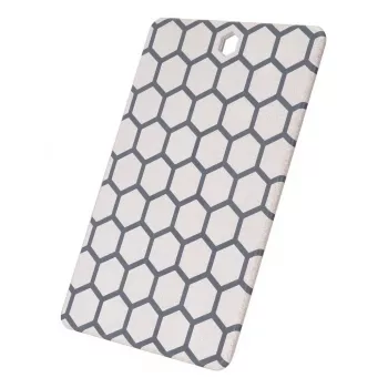 Griešanas dēlis Resto Kitchenware 95403 Taisnstūrveida Plastmasas Pelēks Balts
