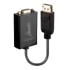 Lindy 41006 aktīvais pārveidotājs DisplayPort uz VGA, 0,15 m, melns
