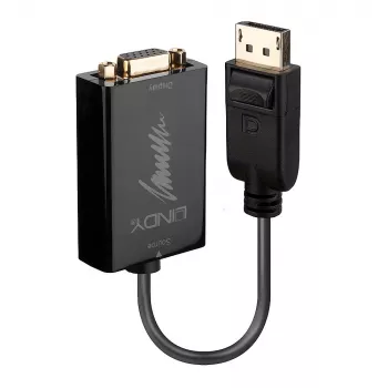 Aktīvais pārveidotāja kabelis Lindy DisplayPort 1.2 uz VGA