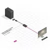 Lindy 41006 aktīvais pārveidotājs DisplayPort uz VGA, 0,15 m, melns