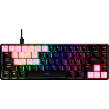 HiperX gumijas taustiņu komplekts Gaming Accessory Kit Rozā US izkārtojums HyperX un Cherry MX stila slēdžiem