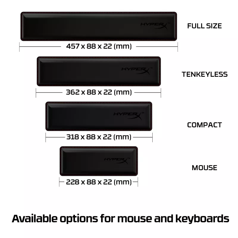 HyperX Plaukstas balsts - Tastatūrai - Pilna izmēra