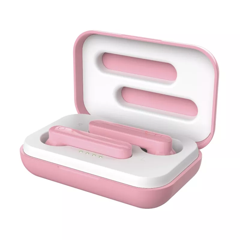 Trust Primo austiņas True Wireless Stereo (TWS) Iekšauss Zvanu/Mūzikas Bluetooth Rozā