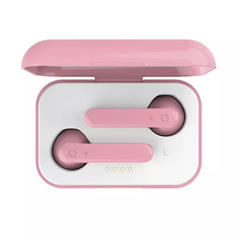 Trust Primo austiņas True Wireless Stereo (TWS) Iekšauss Zvanu/Mūzikas Bluetooth Rozā