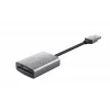 Trust Dalyx 24135 karšu lasītājs, USB 3.2 Gen 1, microSD/SD/SDHC/SDXC, sudraba krāsā