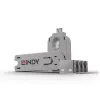 USB portu bloķētājs Lindy USB Port Blocker 4 gab. komplektā, balts