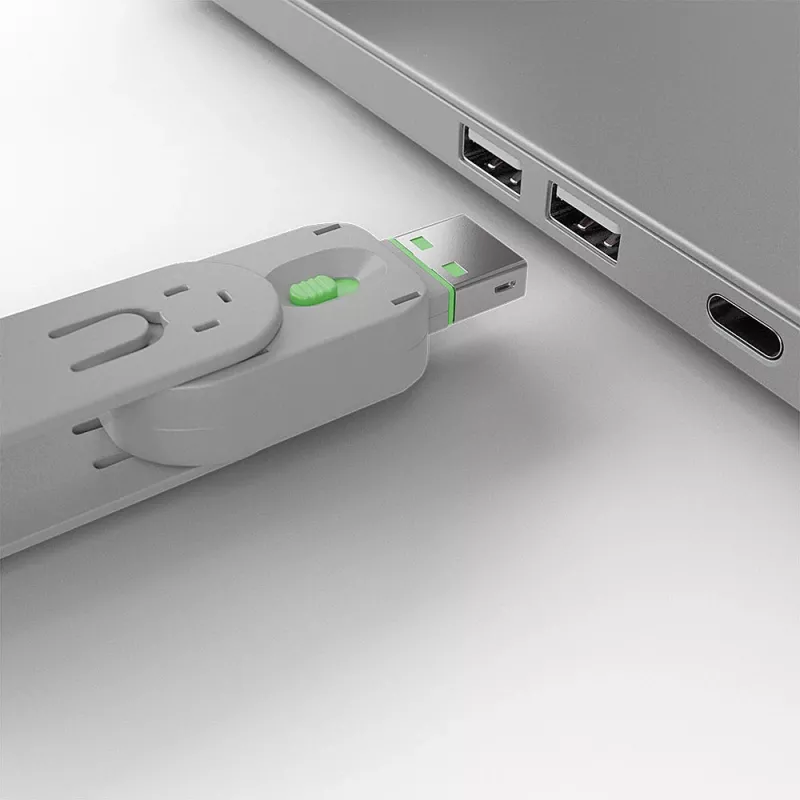 Lindy USB Port Blocker, 4 gab., zaļš