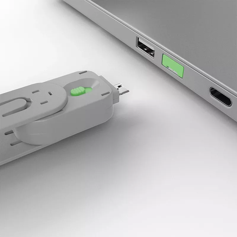 Lindy USB Port Blocker, 4 gab., zaļš