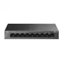 TP-Link LiteWave LS109P tīkla slēdzis Nepārvaldāms Fast Ethernet (10/100) Power over Ethernet (PoE) Melns