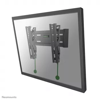 Neomounts NM-W125BLACK sienas stiprinājums TV 10-40 collām - slīpums, 101.6 cm (40 collas), 75 x 75 mm, 200 x 200 mm, 0-15°, tērauds, melns