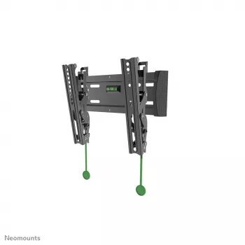 Neomounts NM-W125BLACK sienas stiprinājums TV 10-40 collām - slīpums, 101.6 cm (40 collas), 75 x 75 mm, 200 x 200 mm, 0-15°, tērauds, melns