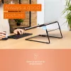R-Go Tools Laptop statīvs R-Go Steel Office, piemērots 10-22 collu klēpjdatoriem, melns