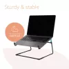 R-Go Tools Laptop statīvs R-Go Steel Office, piemērots 10-22 collu klēpjdatoriem, melns