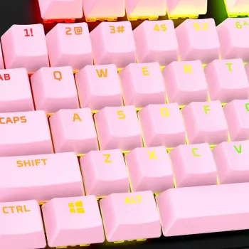HyperX pilns taustiņu komplekts - PBT (Rozā)