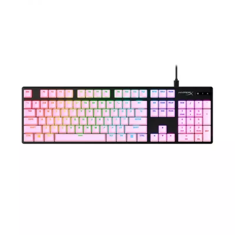 HyperX 519T9AA PBT taustiņu vāciņi, pilns komplekts, ASV izkārtojums, rozā