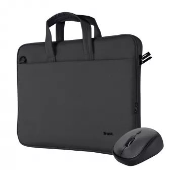Trust Bologna 40.6 cm (16 collu) portfelis Melns