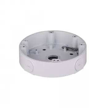 Savienojuma kārba DAHUA PFA138 universāla balta – 3 kg ietilpība, Ø 16.1 cm, augstums 38 mm, 3/4 collu vītne
