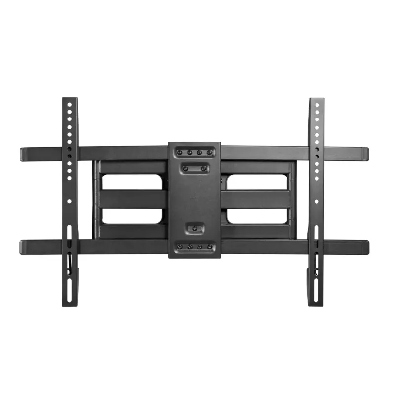 Sienas televizora stiprinājums Gembird WM-80ST-02 — fiksēts/slīps, 37–80 collas, VESA līdz 600x400, 60 kg, melns